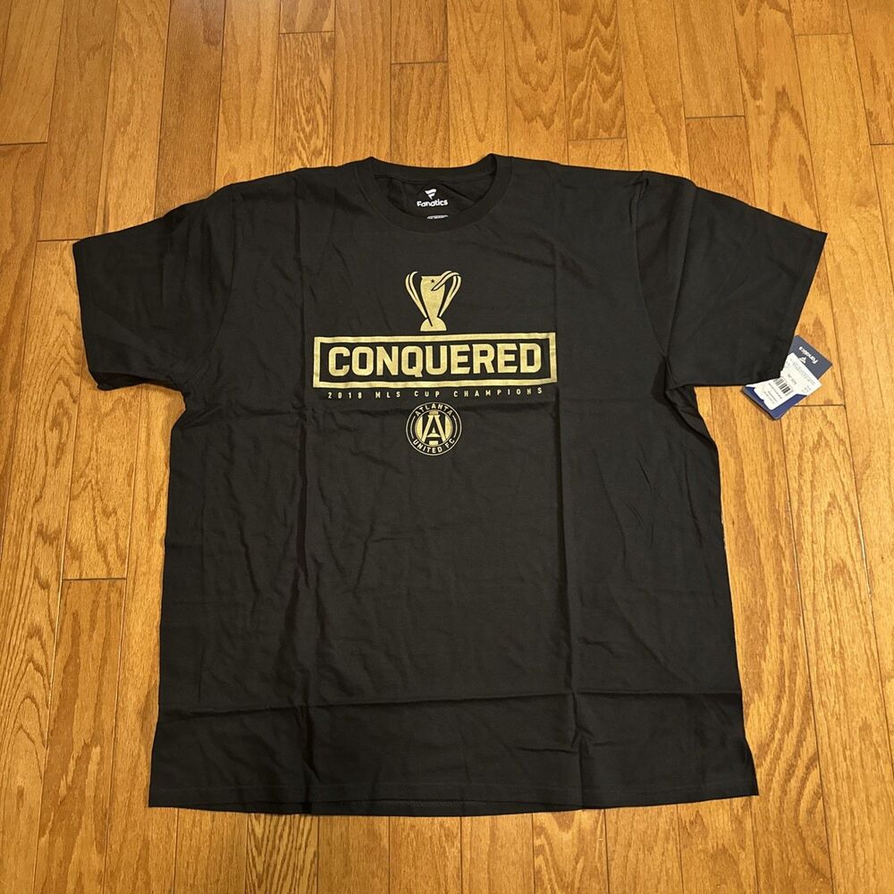 Atlanta United FC 2018 MLS Cup Champions Shirt 2XL NWT Fanatics